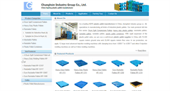 Desktop Screenshot of plastic-pallet-manufacturers.com